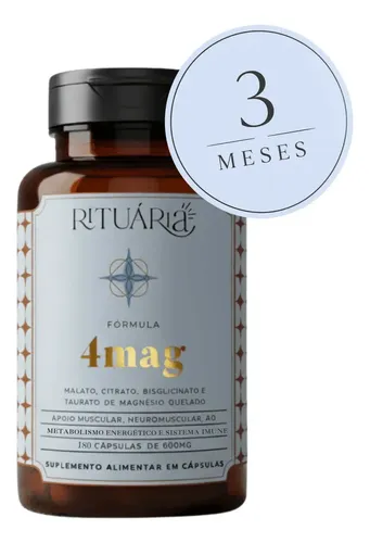 Rituária Magnésio 4mag 180 cápsulas