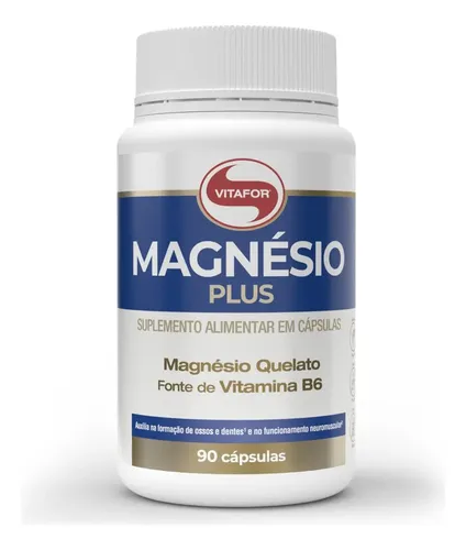 Magnésio Plus Vitafor 90 cápsulas