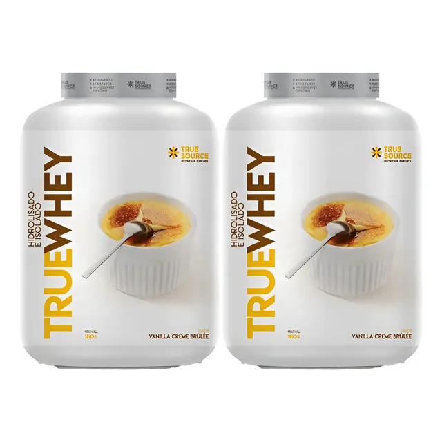 Kit 2x Proteína True Whey Creme Brulée True Source 1810g